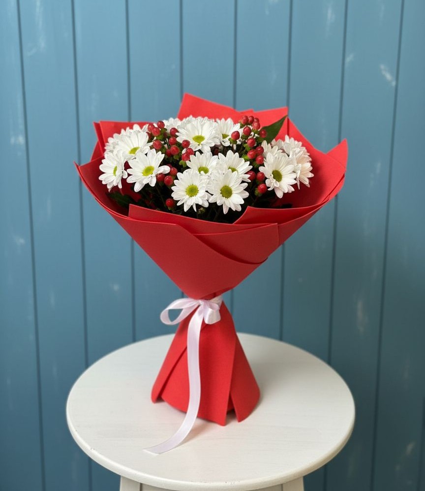 Букет цветов из: Хризантемы в Верхнем Ландехе