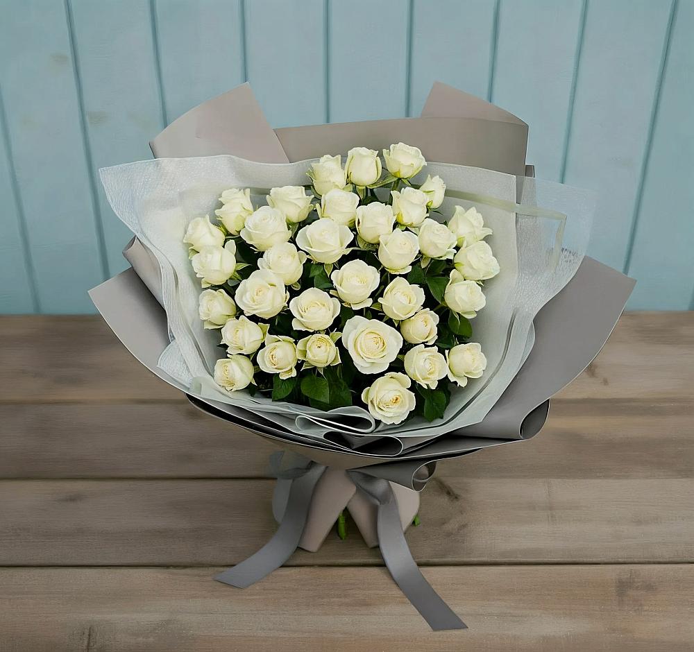 Букет Белоснежная нежность в Верхнем Ландехе