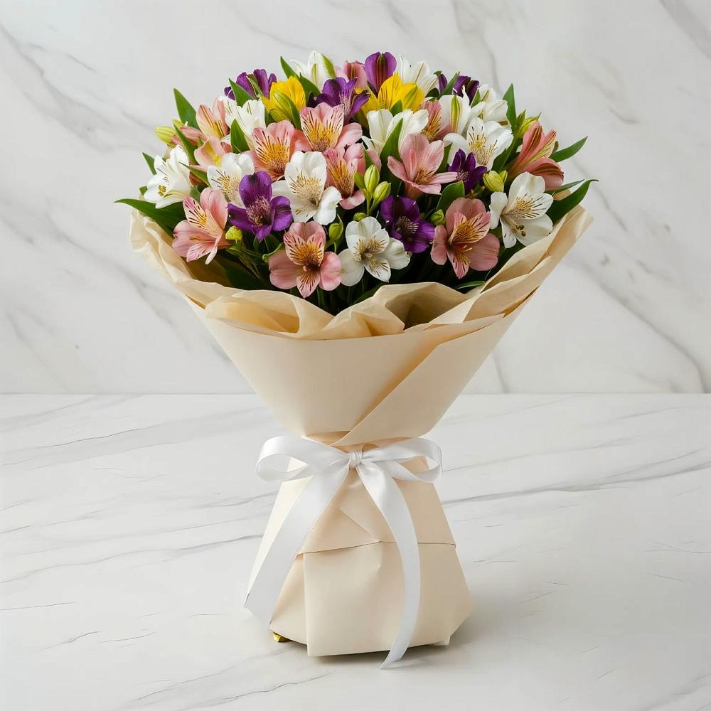 Букет цветов из: Альстромерии в Верхнем Ландехе