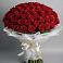 Букет 101 Красная роза Блэк Мэджик в Верхнем Ландехе