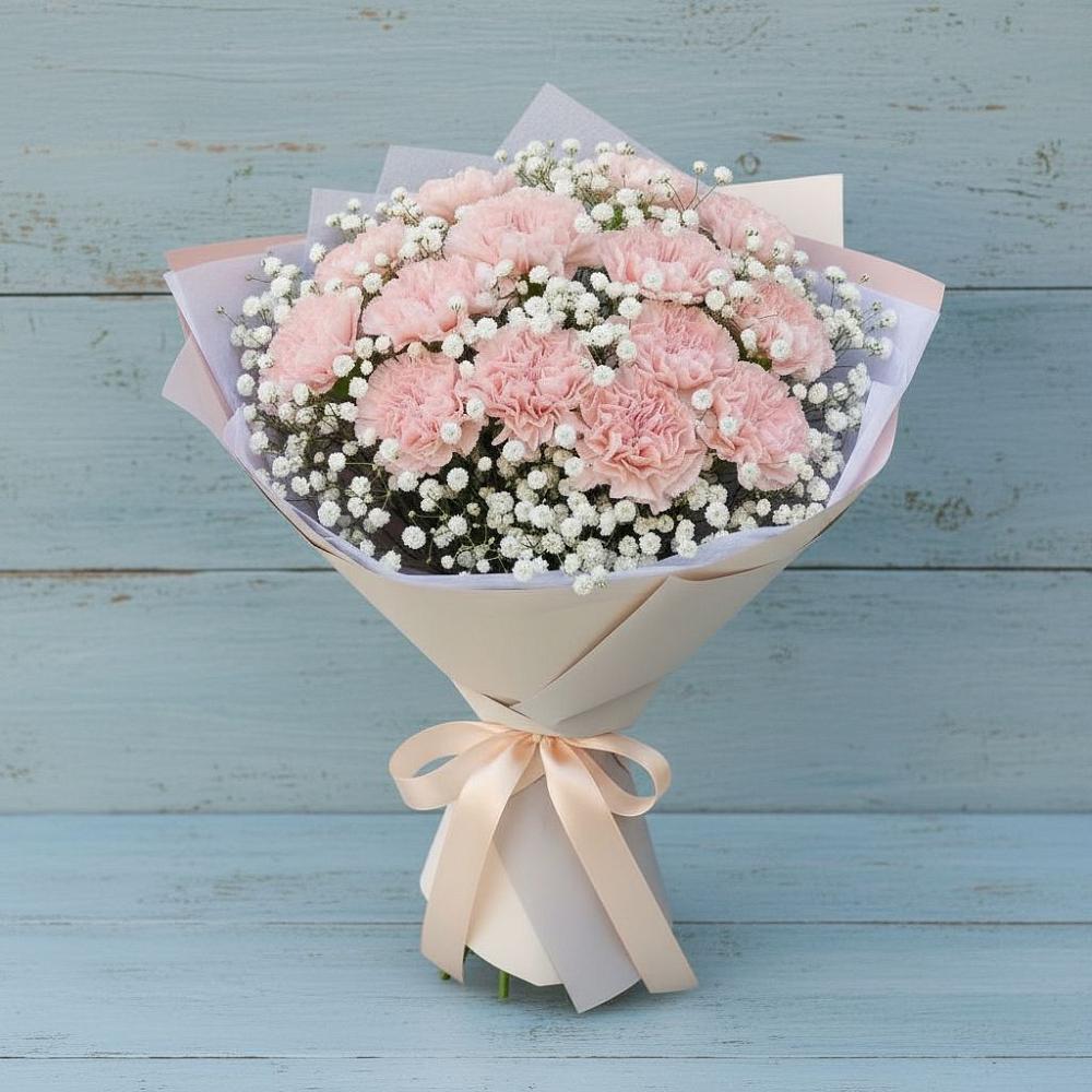 Букет цветов из: Гвоздики в Верхнем Ландехе