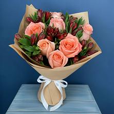 Букет цветов из:  Розы и Альстромерии в Верхнем Ландехе