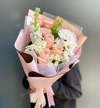 Букет цветов из:  Хризантемы и Розы в Верхнем Ландехе