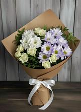 Букет цветов из:  Хризантемы и Розы в Верхнем Ландехе