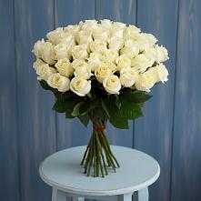 Букет 51 Белая роза Эдлесс Лав #REPLACE_PRED# Верхнем Ландехе