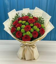 Букет цветов из:  Розы и Хризантемы в Верхнем Ландехе