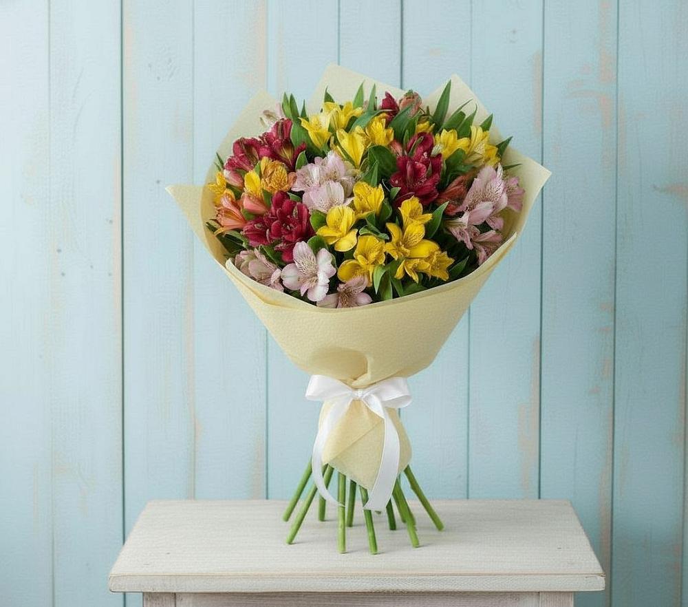 Букет цветов из: Альстромерии в Верхнем Ландехе
