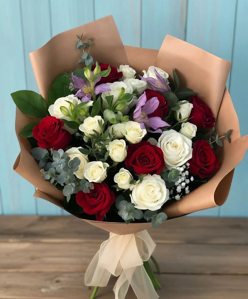 Букет цветов из: Розы и Альстромерии в Верхнем Ландехе