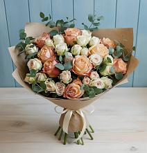 Букет цветов из:  Альстромерии и Розы в Верхнем Ландехе