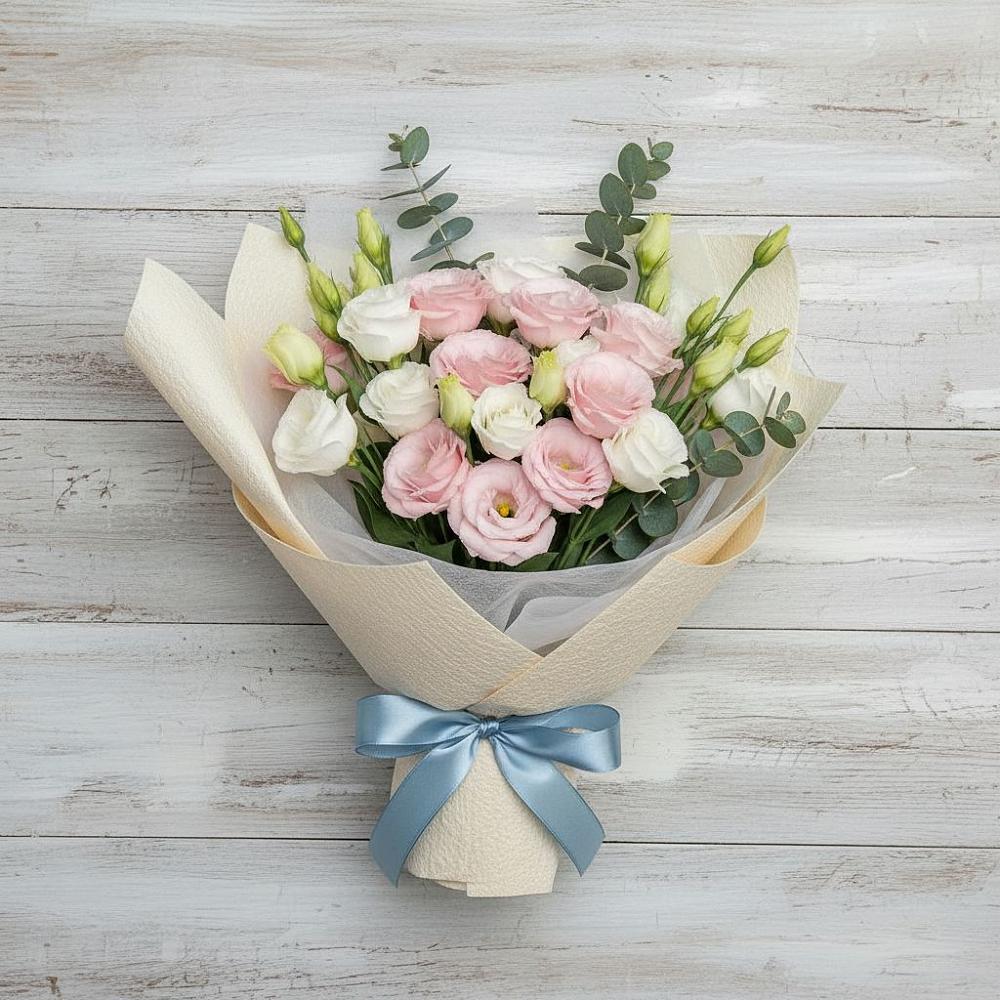 Букет цветов из: Лизиантусы в Верхнем Ландехе